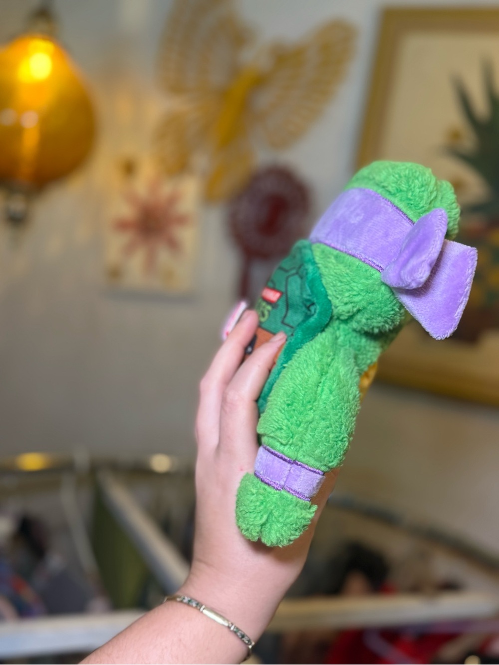 Teenage Mutant Ninja Turtles Donatello Fuggler Plush - Purple & Green - Picture 12 of 15